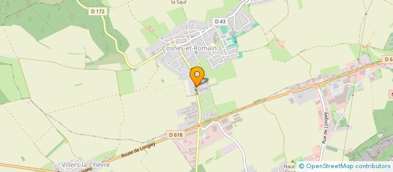 localisation de l'entreprise SCI DES JARDINS  COSNES-ET-ROMAIN