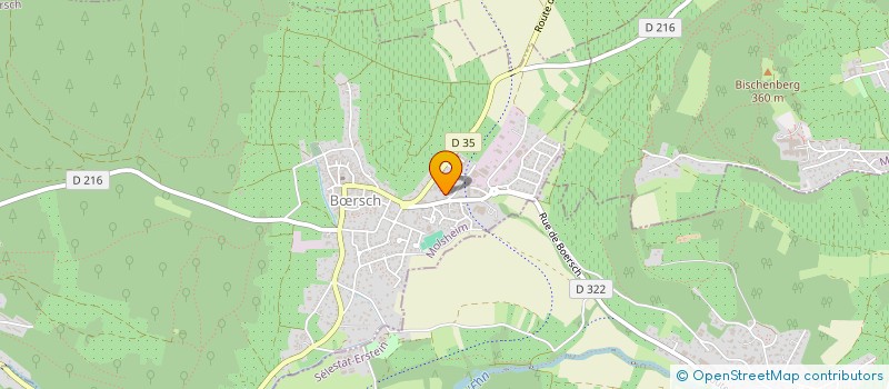 localisation de l'entreprise SCI DES JARDINS  BRSCH