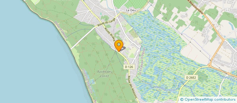 localisation de l'entreprise SCI DES JARDINS  LE GRAND-VILLAGE-PLAGE