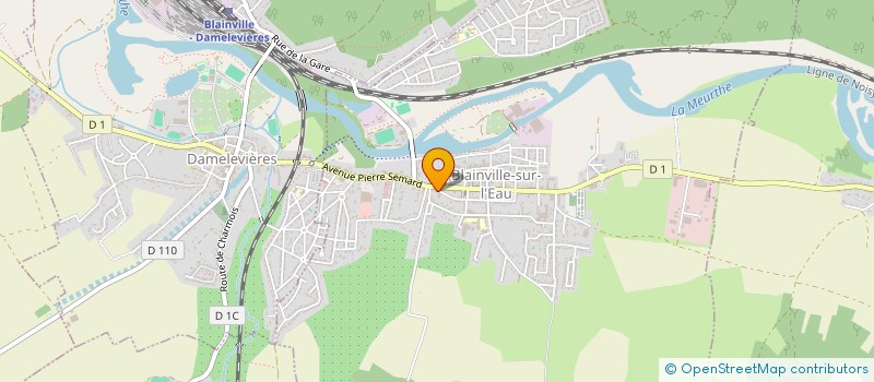 localisation de l'entreprise SCI DES JARDINS DE BLAINVILLE  BLAINVILLE-SUR-L'EAU