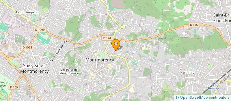 localisation de l'entreprise SCI DES JARDINS DE L 'ORANGERIE à SAINT-BRICE-SOUS-FORET