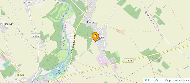 localisation de l'entreprise SCI DES JARDINS DE LUCE à SYLVAINS-LES-MOULINS