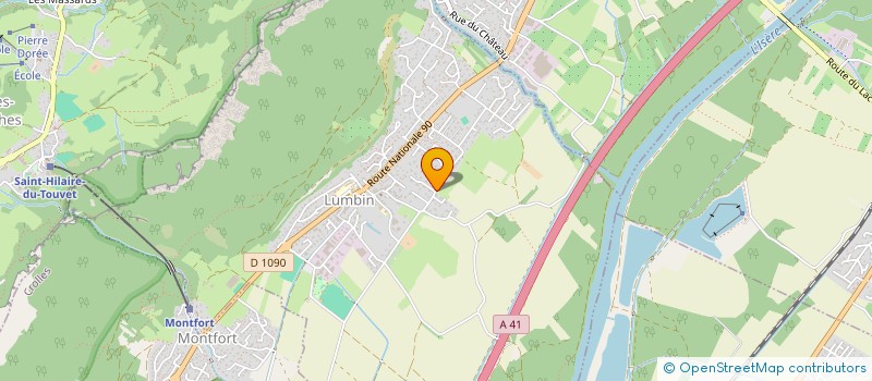 localisation de l'entreprise SCI DES JARDINS DE MALIBUE  LUMBIN