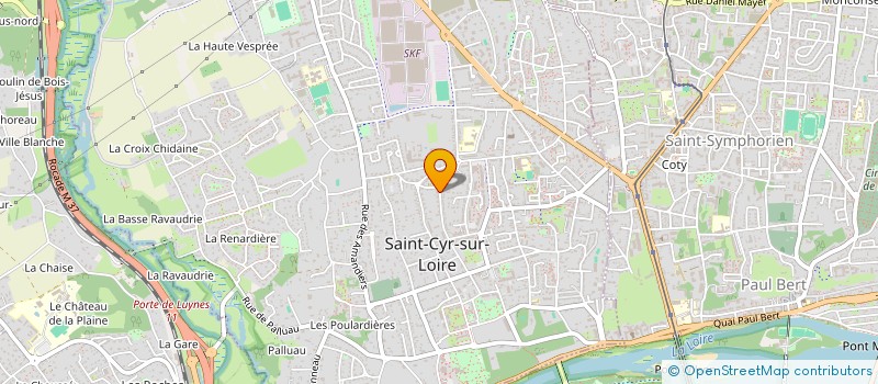 localisation de l'entreprise SCI DES JARDINS DE MEREVILLE  SAINT-CYR-SUR-LOIRE