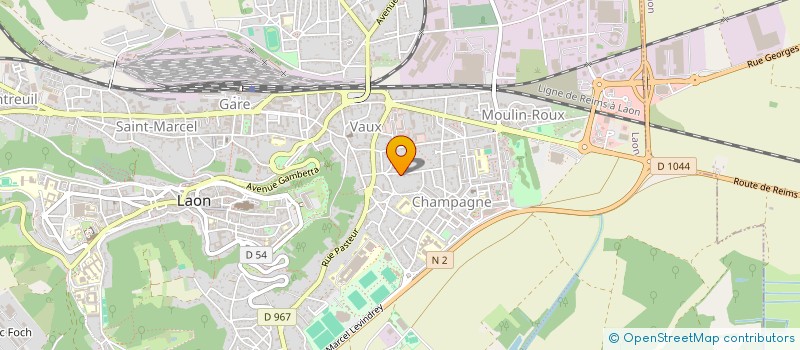 localisation de l'entreprise SCI DES JARDINS DE MUGUET à LAON