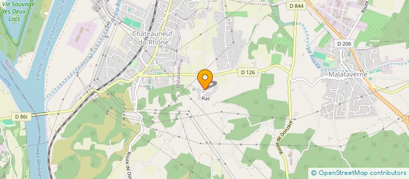 localisation de l'entreprise SCI DES JARDINS DE PHOEBUS  MALATAVERNE