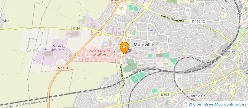 localisation de l'entreprise SCI DES JARDINS DE SAINT JEAN à MAINVILLIERS