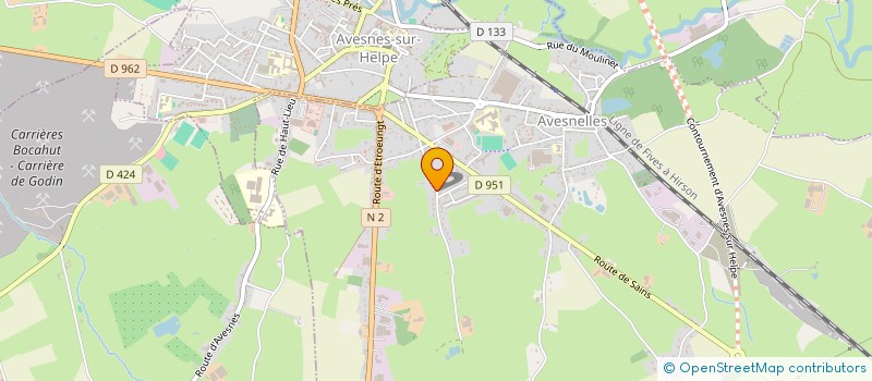 localisation de l'entreprise SCI DES JARDINS DU MONT  AVESNELLES