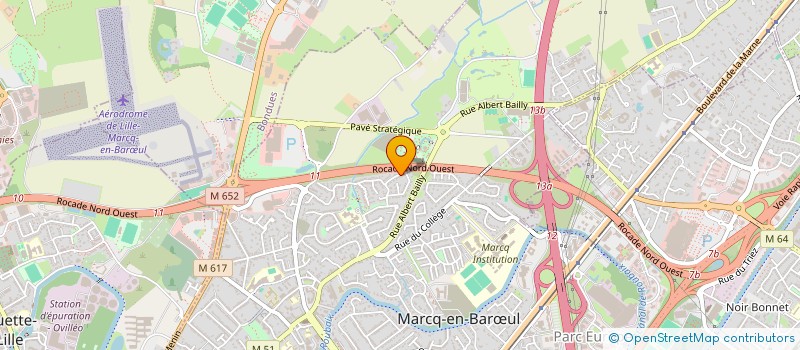 localisation de l'entreprise SCI DES JARDINS DU SART à MARCQ-EN-BARŒUL