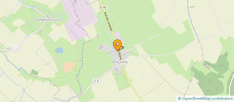 localisation de l'entreprise SCI DES JARDINS FLEURIS  DROUVILLE