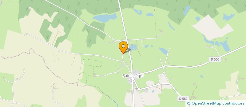 localisation de l'entreprise SCI DES JARDINS FLEURIS  SAINT-LEGER