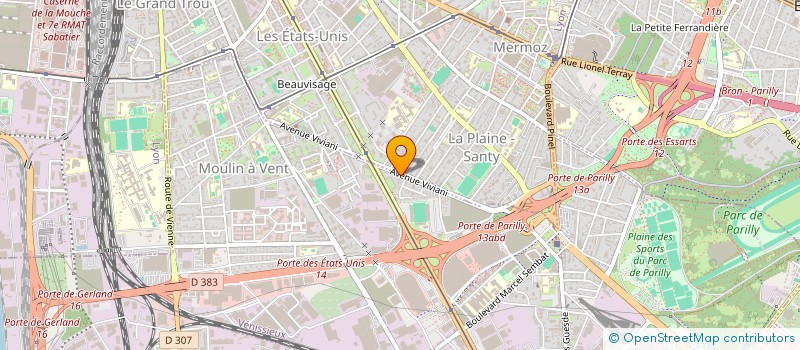 localisation de l'entreprise SCI  DES JASMINS  VENISSIEUX