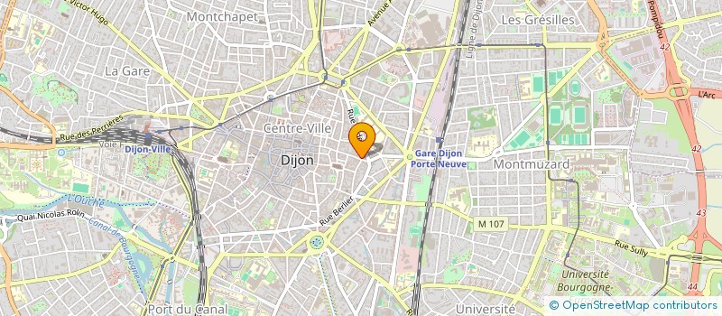 localisation de l'entreprise SCI DES JEANNINS à DIJON