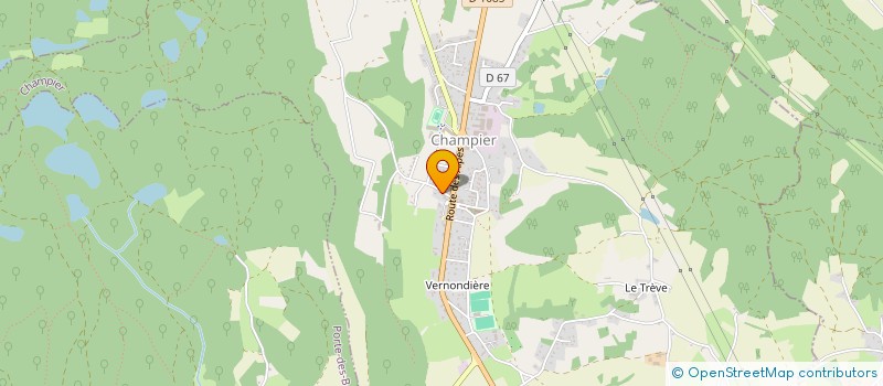 localisation de l'entreprise SCI DES JETS  CHAMPIER