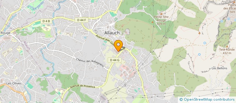 localisation de l'entreprise SCI DES JIBETOINES  ALLAUCH