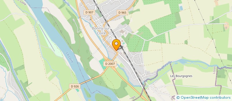 localisation de l'entreprise SCI DES JOLIES à BONNY-SUR-LOIRE