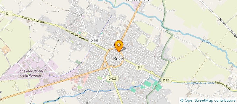 localisation de l'entreprise SCI DES JOLIS PIEDS  REVEL