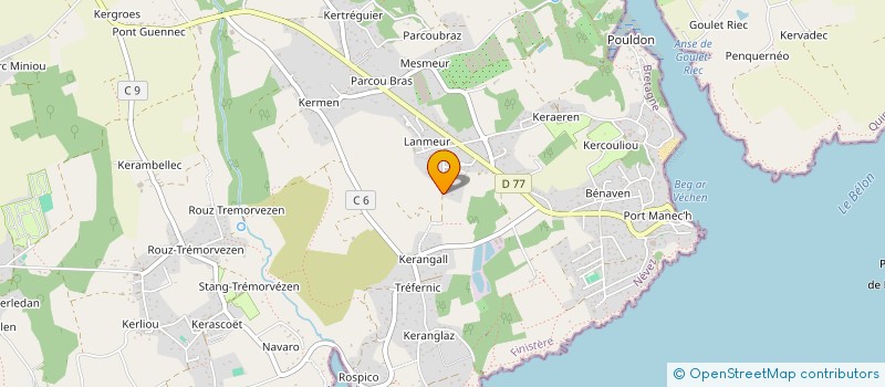 localisation de l'entreprise SCI DES JONCS  NEVEZ