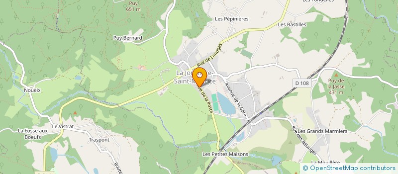 localisation de l'entreprise SCI DES JONCS  LA JONCHERE-SAINT-MAURICE