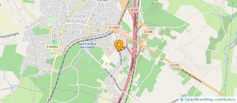 localisation de l'entreprise SCI DES JONCS  SAINT-ANDRE-DE-CUBZAC