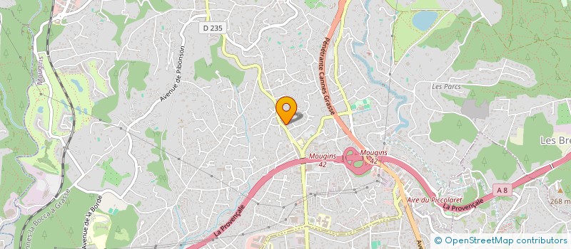 localisation de l'entreprise SCI DES JONQUILLES à MOUGINS