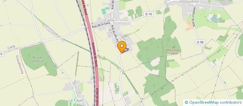 localisation de l'entreprise SCI DES JONQUILLES  JONQUIERES