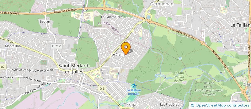 localisation de l'entreprise SCI DES JONQUILLES  SAINT-MEDARD-EN-JALLES