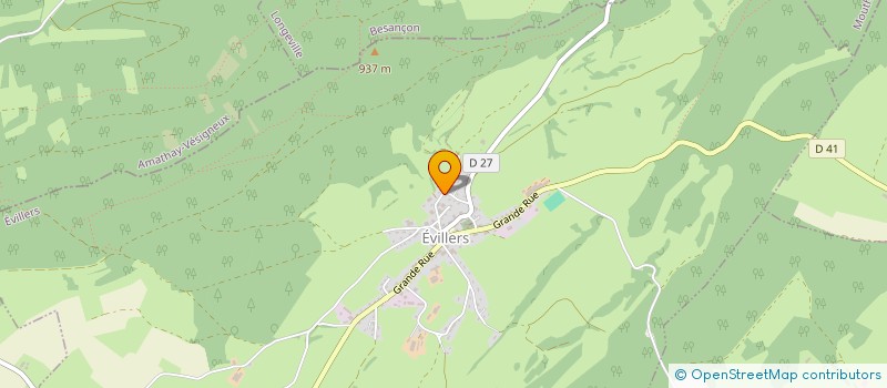 localisation de l'entreprise SCI DES JOUHAUX  VAL D'USIERS