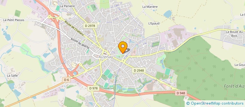 localisation de l'entreprise SCI DES JUDICES  AIZENAY