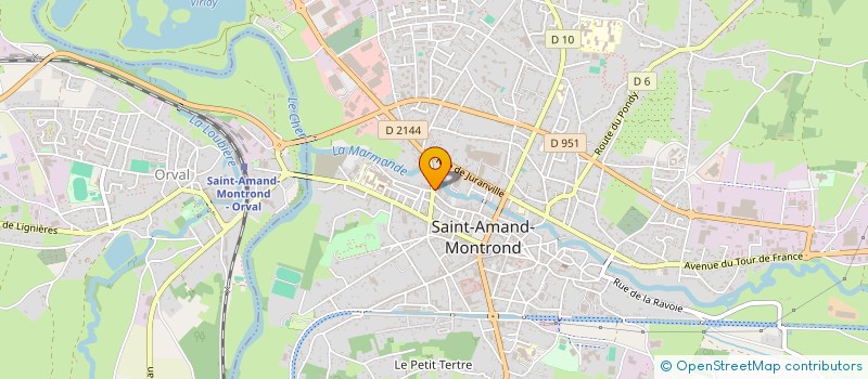 localisation de l'entreprise SCI DES JUMEAUX à SAINT-AMAND-MONTROND