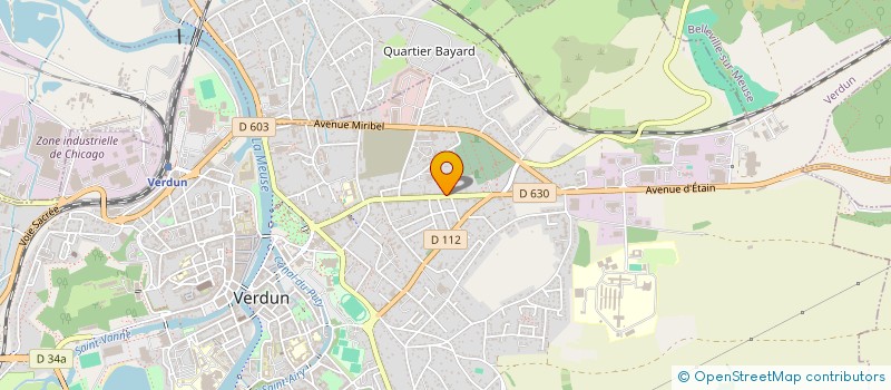 localisation de l'entreprise SCI DES JUMEAUX à VERDUN