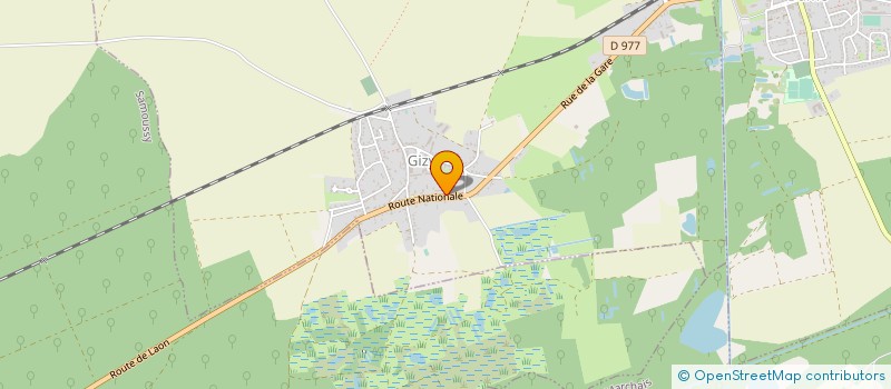 localisation de l'entreprise SCI DES JUMELLES  GIZY