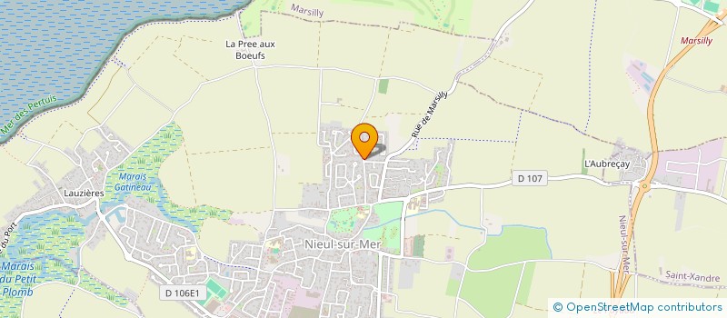 localisation de l'entreprise SCI DES KINESITHERAPEUTES  NIEUL-SUR-MER