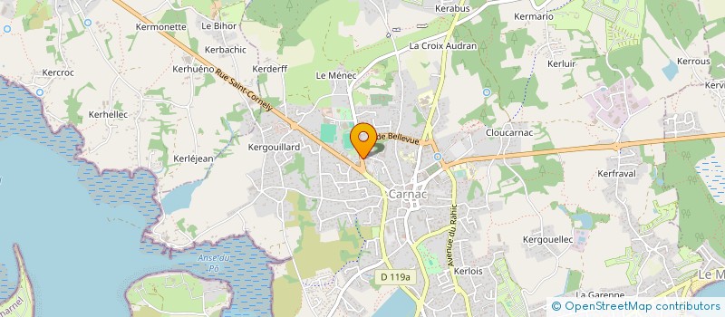 localisation de l'entreprise SCI DES KORRIGANS à CARNAC