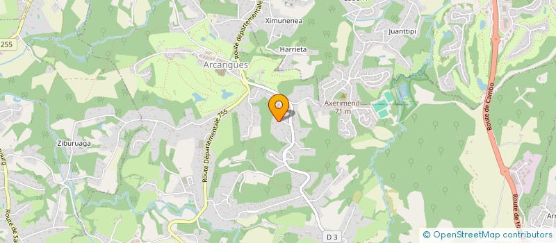 localisation de l'entreprise SCI DES L7  ARCANGUES