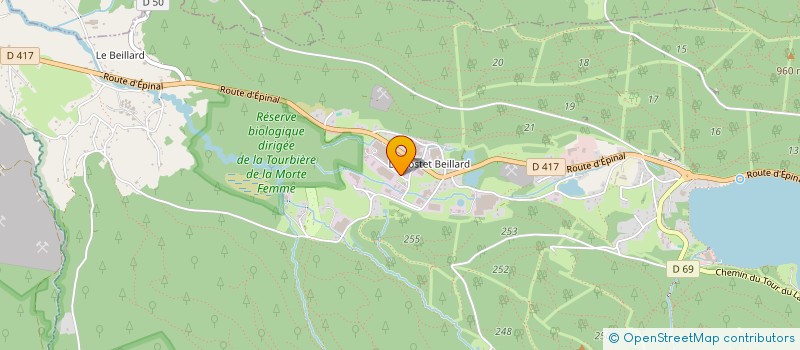 localisation de l'entreprise SCI DES LACS  GERARDMER