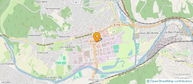 localisation de l'entreprise SCI DES LACS  MARSAC-SUR-L'ISLE