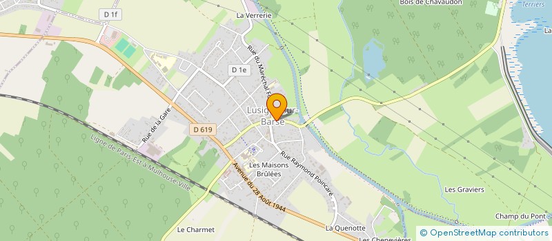 localisation de l'entreprise SCI DES LACS à LUSIGNY-SUR-BARSE
