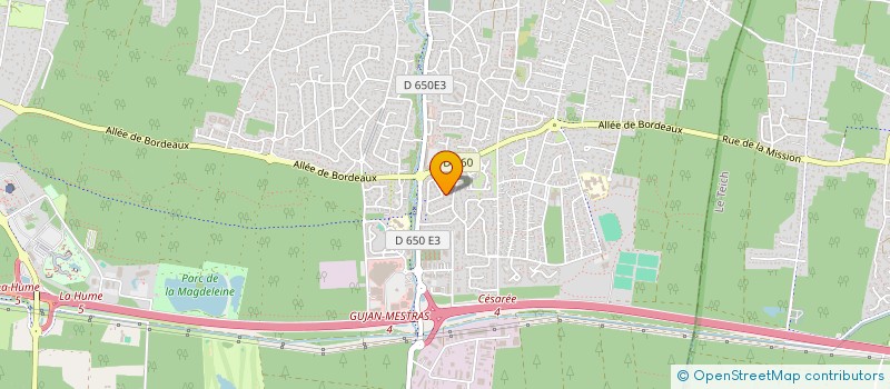 localisation de l'entreprise SCI DES LACS  GUJAN-MESTRAS