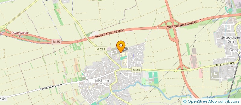 localisation de l'entreprise SCI DES LACS  GEISPOLSHEIM