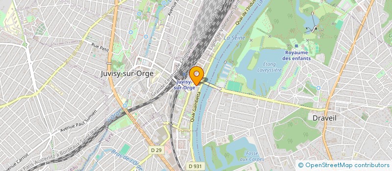 localisation de l'entreprise SCI DES LACS DE LESSONNE  JUVISY-SUR-ORGE