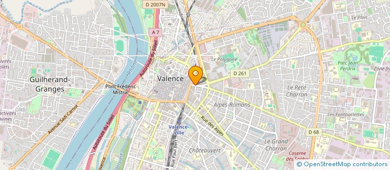 localisation de l'entreprise SCI DES LAGONS à VALENCE