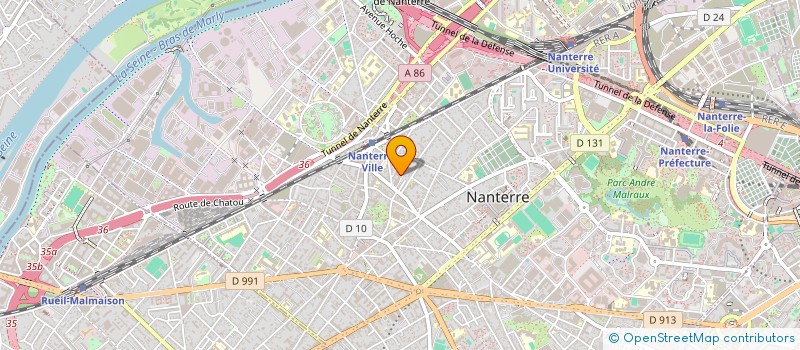 localisation de l'entreprise SCI DES LAGONS  NANTERRE