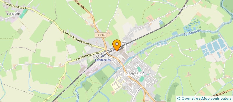 localisation de l'entreprise SCI DES LAGUETTES  LANDRECIES