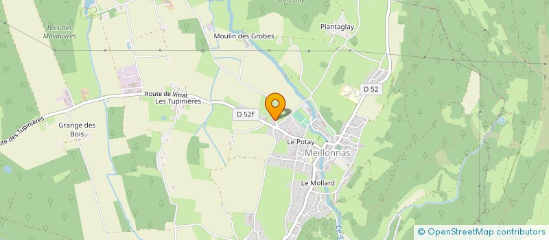 localisation de l'entreprise SCI DES LAGUNES à MEILLONNAS