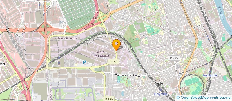 localisation de l'entreprise SCI DES LANCES ORLY  ORLY