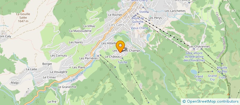 localisation de l'entreprise SCI DES LANCHES  LES GETS