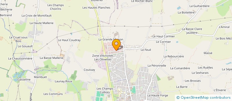 localisation de l'entreprise SCI DES LANDELLES  MELESSE