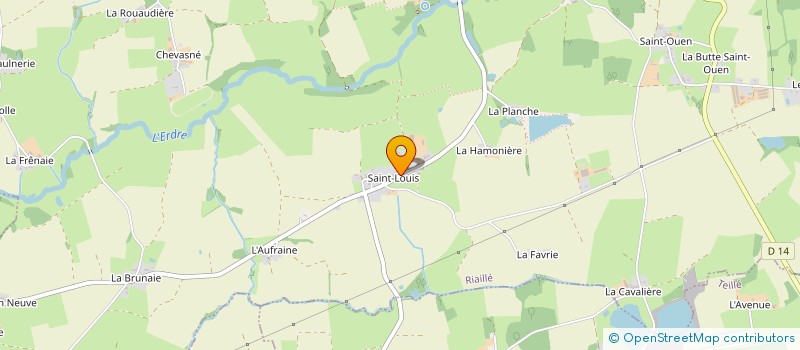 localisation de l'entreprise SCI DES LANDERES  TRANS-SUR-ERDRE