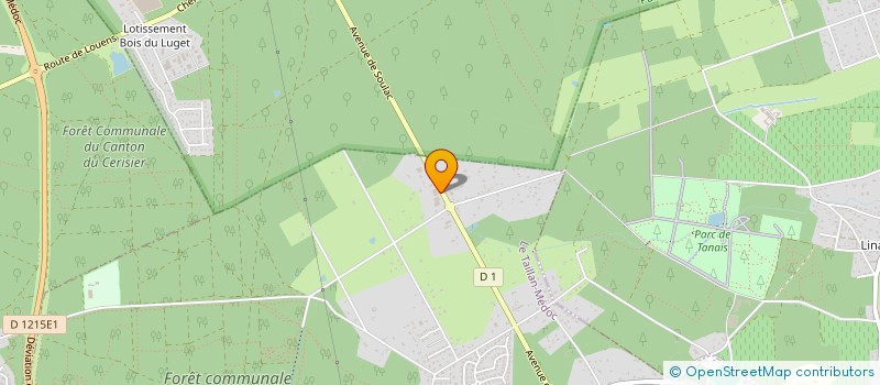 localisation de l'entreprise SCI DES LANDES DE CASSENORE  LE TAILLAN-MEDOC